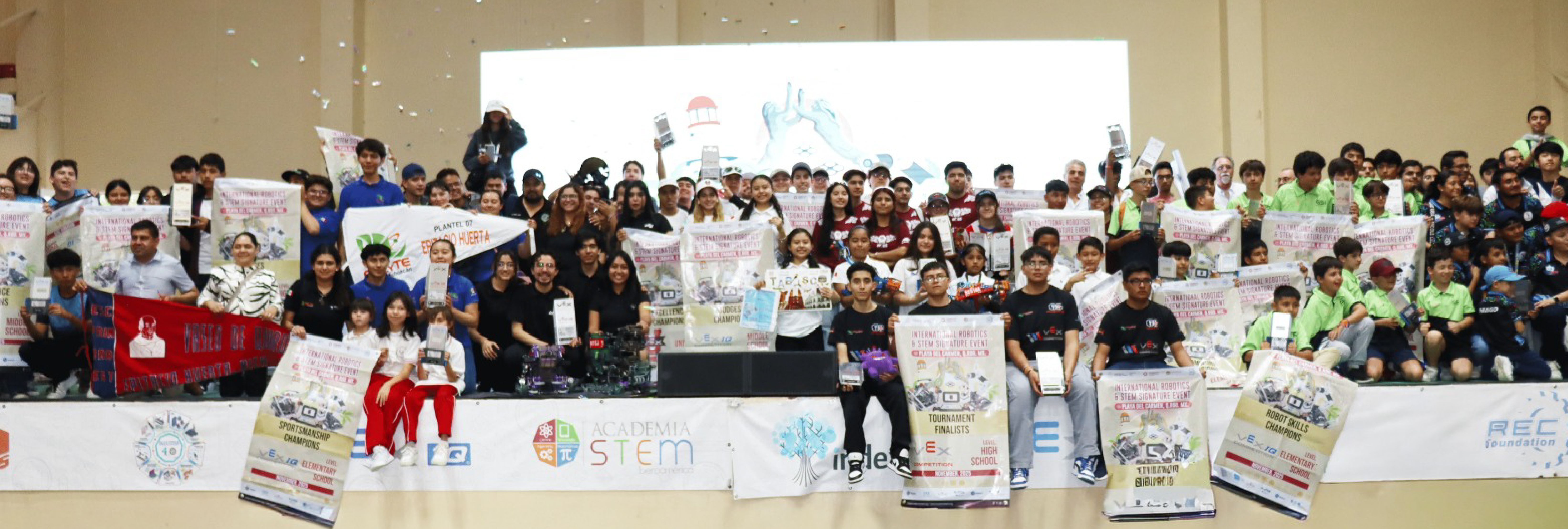 Ganadores del Campeonato Internacional de Robótica y Habilidades STEM 2025-2026